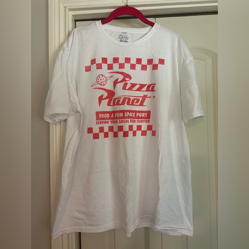 Disney Pixar Toy Story pizza planet tshirt